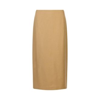 Max Mara Midi Skirts, female, Brown, Size: 2XS Veranda Midi Skirt