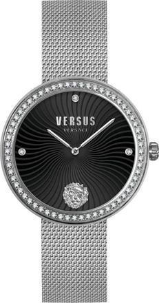 Versus Elegante Mesh Band Dameshorloge - Dames - Horloges - Grijs - ONE Size - Accessoires