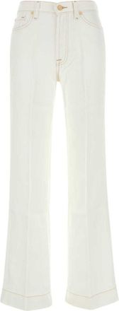 7 For All Mankind White lyocell Modern Dojo pant