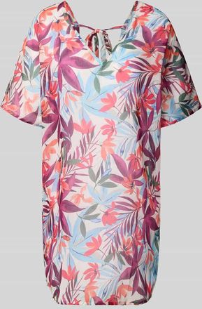 Lascana Tunika mit V-Ausschnitt im Allover-Look in Offwhite, Gr&ouml;&szlig;e 36