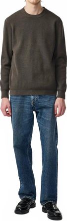Nn.07 Danny Lightweight Sweater In Dark Army