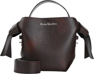 Acne Studios Mini Bags, female, Brown, Size: ONE SIZE Musubi Mini Shoulder Bag