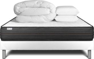 VITALIT Pack Colch&oacute;n Blanco Espuma Viscoel&aacute;stica 140 X 200