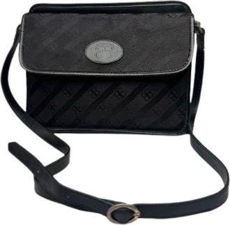 Balenciaga Pre-owned Cross Body Bags, female, Black, Size: ONE SIZE Pre-owned Leather Cross Body Bag