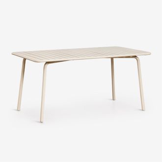 Sklum Mesa De Comedor Rectangular 160x90 Cm En Acero Florida Sklum