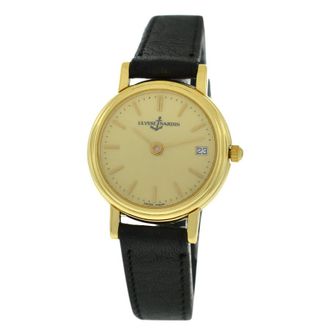 Ulysse Nardin Pre-owned Ulysse Nardin 181-22-9 Automatic Gold Dial Ladies Watch 181-22-9