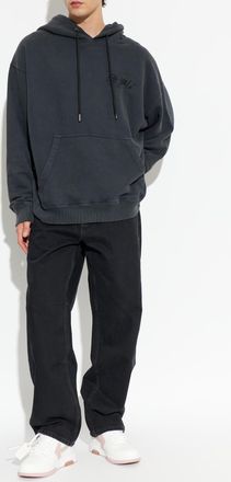 Off-white Straight-leg Jeans, Mens, Black