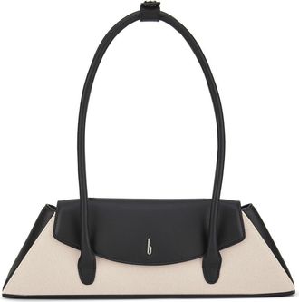Behno Diana Canvas Shoulder Bag in Sand/Black at Nordstrom