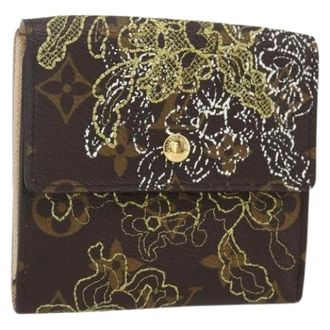 Louis Vuitton Pre-owned Wallets, female, Brown, Size: ONE SIZE Pre-owned Monogram Canvas Wallet