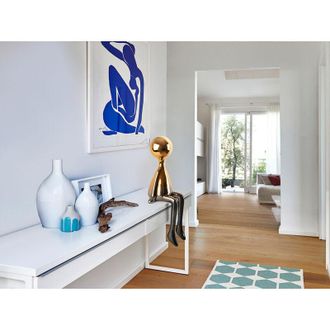 Schuller Figura Sit Down Gris/naranja