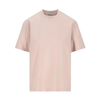 Golden Goose Appliqu&eacute; T-Shirt - female - Golden Goose - T-Shirts - Pink - S - Tops