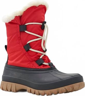 Cougar Womens Cinch Boot In Red
