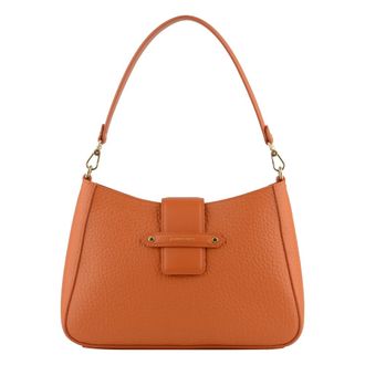 Pourchet Tassen, Dames, Oranje, ONE Size, Leer, Fleuves Grand mod&egrave;le