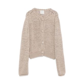 Forte_Forte Truien & Vesten, Dames, Beige, XS, Kasjmier, My Knit