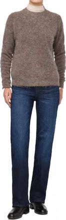 Duer Tech Fleece Denim High Rise Straight Jeans In Dark Indigo
