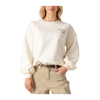 Ydence Ydence, Dames, Sweatshirts & Hoodies, Beige, Maat: 2XL Katoen