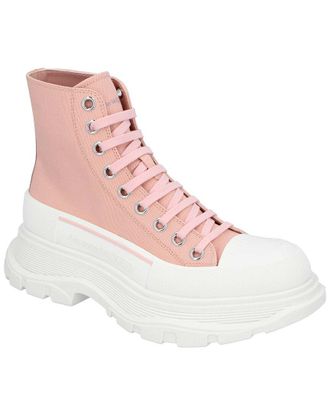 Alexander McQueen Alexander Mcqueen Womens Canvas Tread Slick Boot, Never Worn (Authentic Pre- Loved)