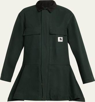 sacai x Carhartt WIP Duck Flare Barn Jacket