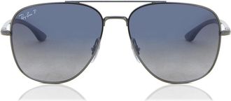 Ray-Ban RB3683 Polarized 004/78 Mens Sunglasses Gunmetal Size 56