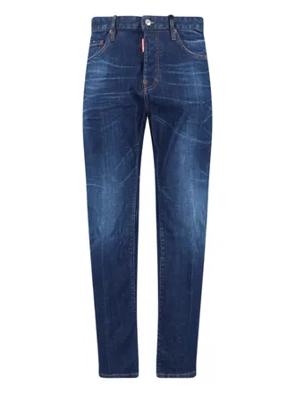 Dsquared2 Logo Jeans - Blue
