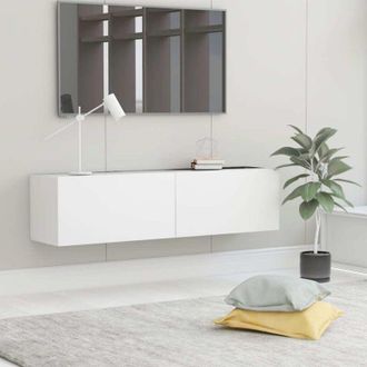 vidaXL vidaXL Mobile Porta TV Bianco 120x30x30 cm in Legno Multistrato