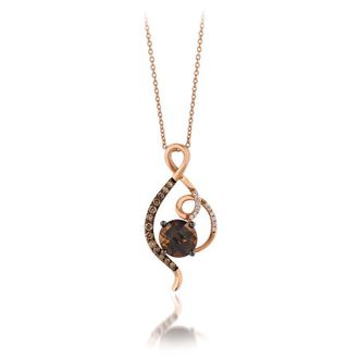 Le Vian Ladies Semi Precious Fashion Pendant in 14k Strawberry Gold