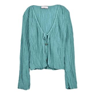 Akep Dames, Truien, Groen, Maat: XS Lame