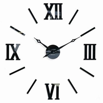 OEM Reloj De Pared Adhesivo Grande Con N&uacute;meros Romanos