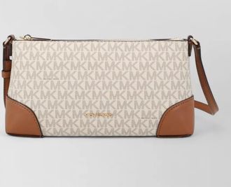 Michael Kors na logo-print crossbody bag