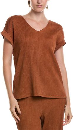Anne Klein Crinkle Pintuck Top