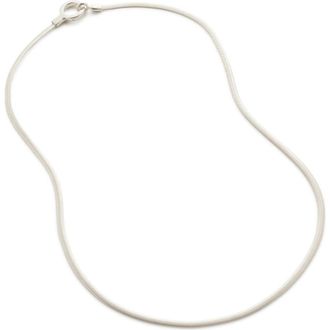 Monica Vinader Snake Chain Necklace in Sterling Silver at Nordstrom