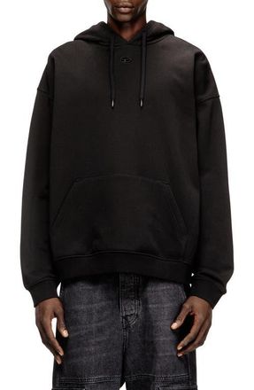 Diesel S-Boxt-Hood-Dco Cotton Hoodie in Black at Nordstrom, Size Xx-Large