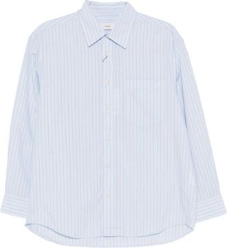 Dunst Gestreiftes Baumwollhemd von Dunst