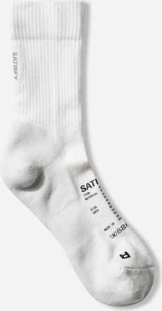 SATISFY Merino Nylon Tube Socks Off White