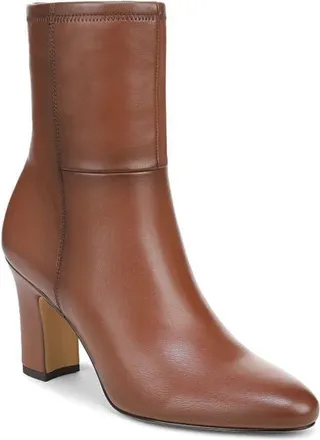 Franco Sarto Flexa Jael Demi Block Heel Bootie in Brown at Nordstrom, Size 8.5