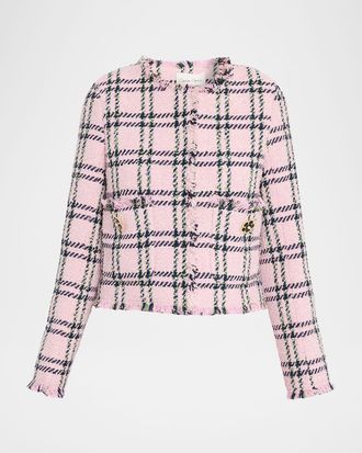 Cara Cara Waylin Plaid Tweed Jacket