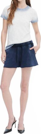 ATM Anthony Thomas Melillo French Terry Pull-On Short In Dark Navy