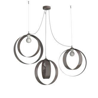 Lumicom Shell L&aacute;mpara De Techo 3 Luces Monocolor Mate