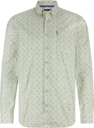 State of Art Stijlvol Overhemd - Heren - Casual Overhemden - Groen - L - Overhemden