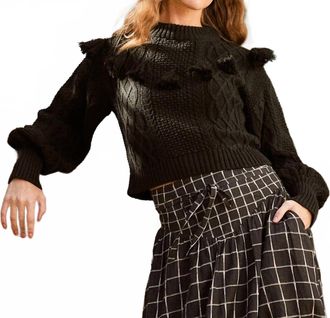 Cleobella Bettina Sweater In Black