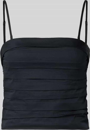 MY ESSENTIAL WARDROBE Bandeau-Top mit abnehmbaren Tr&auml;gern Modell Bella in Black, Gr&ouml;&szlig;e 34