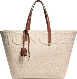 Moncler Moncler Very Terry Tote Bag, Women, White, Size: One Size