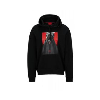 HUGO BOSS Hombre, Sudaderas, Negro, Talla: M