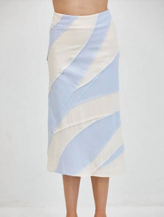 House of Dagmar Adele Skirt In Blue Multi