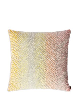 Missoni Home chevron-pattern cushion (50cm x 50cm) - unisex - Acrylic/Polyester - One Size - Neutrals