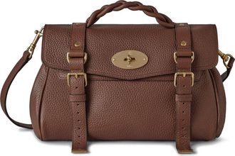 Mulberry Alexa Leather Satchel in Bright Oak at Nordstrom