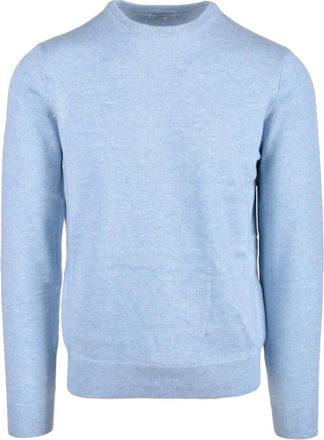 Malo Truien & Vesten, Heren, Blauw, XL, Wol, Optimum shirt