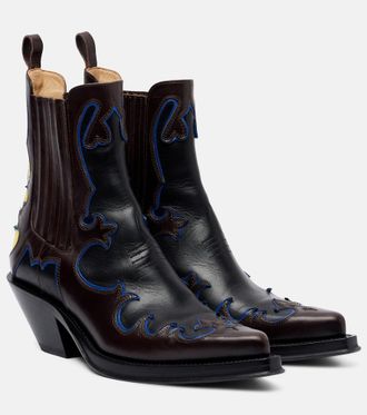 Gabriela Hearst Cassidy leather cowboy boots