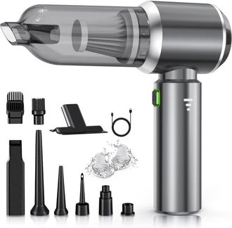 OEM Aspiradora De Mano Inal&aacute;mbrica De 18000 Pa, 3 Velocidades, Motor Sin Escobillas, Miniaspiradora Para Coche, Mascotas, Hogar Y Coche