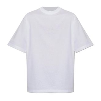 Balenciaga T-Shirt with Printed Logo - male - Balenciaga - T-Shirts - White - XS - Tops